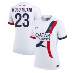 Dámské fotbalový oblečení Paris Saint-Germain Randal Kolo Muani #23 Venkovní košile 2024-25 Krátkým Rukávem